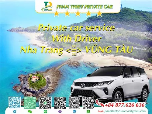 Private Car From Nha Trang <=> Vung Tau (private car with driver)